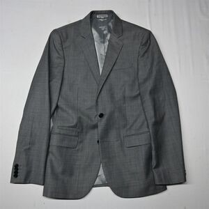Express 38R Gray Photographer Slim Wool Mens‎ Blazer Jacket Sport Coat